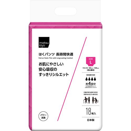 はくパンツうす型長時間快適の画像