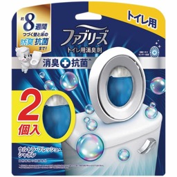 ファブリーズＷ消臭トイレ用消臭剤＋抗菌ウルトラ・フレッシュ・シャボン２個パックの画像