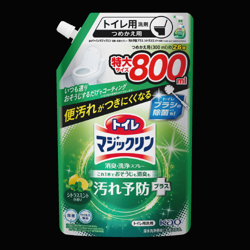 トイレマジックリン消臭・洗浄スプレー汚れ予防プラスシトラスミントの香り詰替用の画像