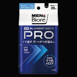 メンズビオレ顔もふけるボディシートＰＲＯホワイトサボンの香りの画像