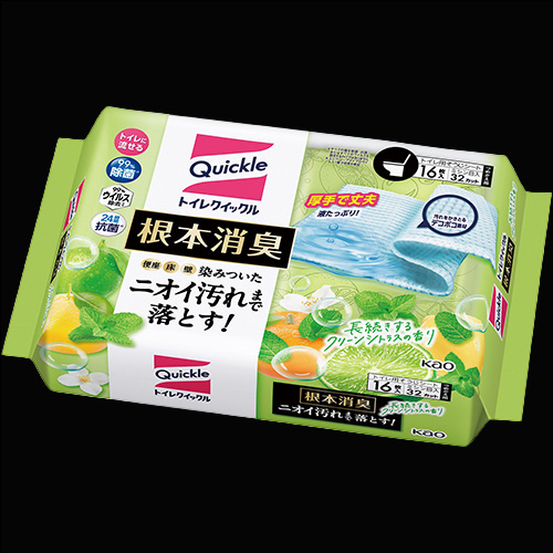 トイレクイックル根本消臭長続きするクリーンシトラスの香りつめかえ用の画像