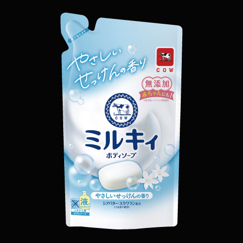 ミルキィボディソープせっけんの香り詰替の画像