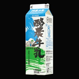 酪農牛乳の画像