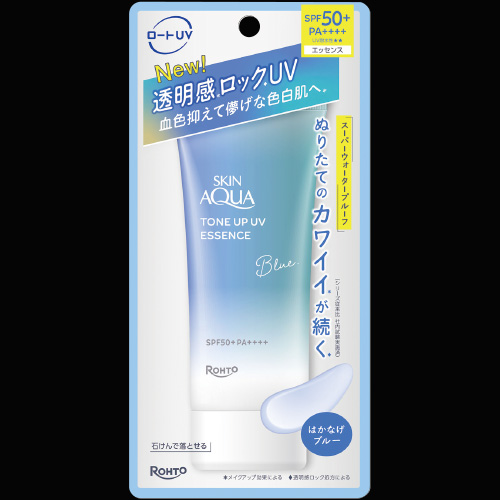 スキンアクアトーンアップＵＶエッセンスブルーの画像