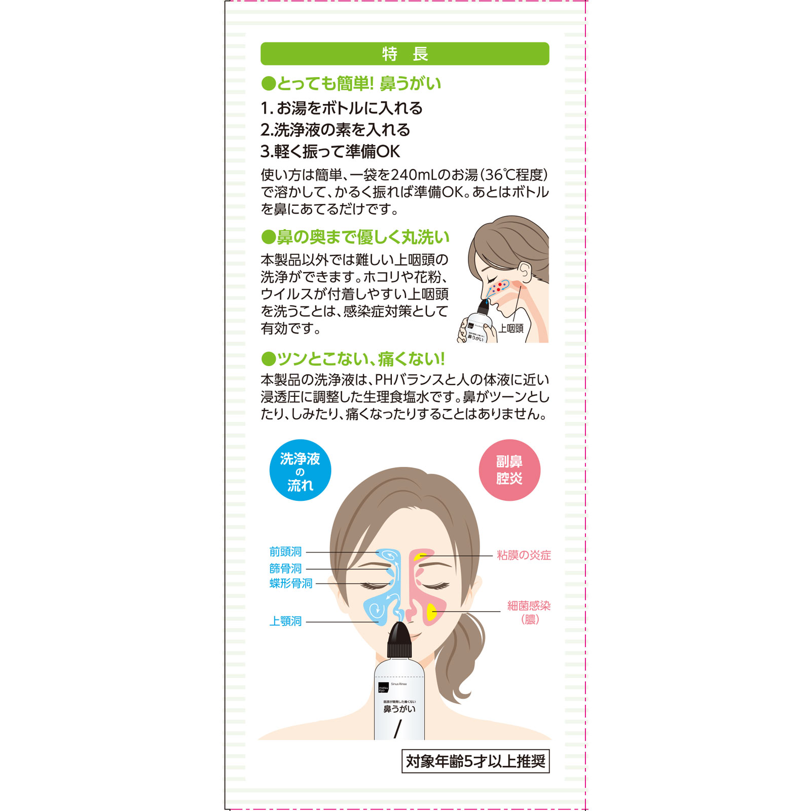 matsukiyo　鼻うがい　詰め替え ６０包