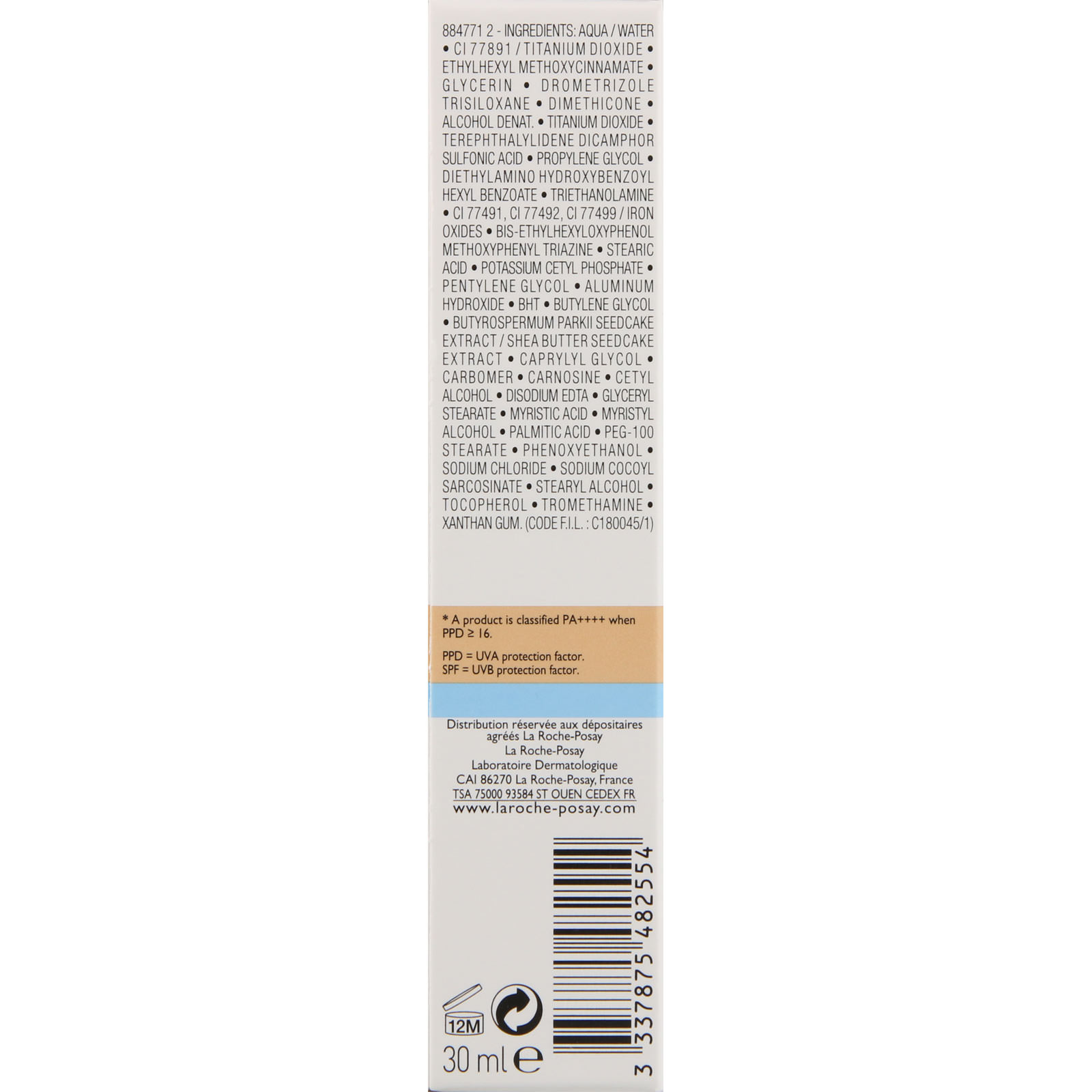 ラ ロッシュ ポゼ UVイデア XL P BB 02 ３０ｍｌ