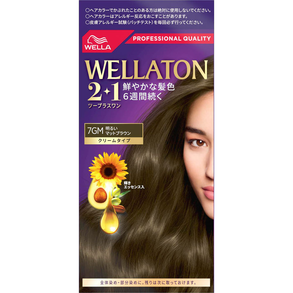 ウエラトーン ツープラスワン クリーム ７ＧＭ明るいマットブラウン ６０ｇ＋６０ｍｌ Ｗｅｌｌａ　ＡＧ (医薬部外品)