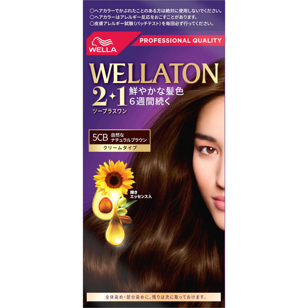 ウエラトーン ツープラスワン クリーム ５ＣＢ自然なナチュラルブラウン ６０ｇ＋６０ｍｌ Ｗｅｌｌａ　ＡＧ (医薬部外品)