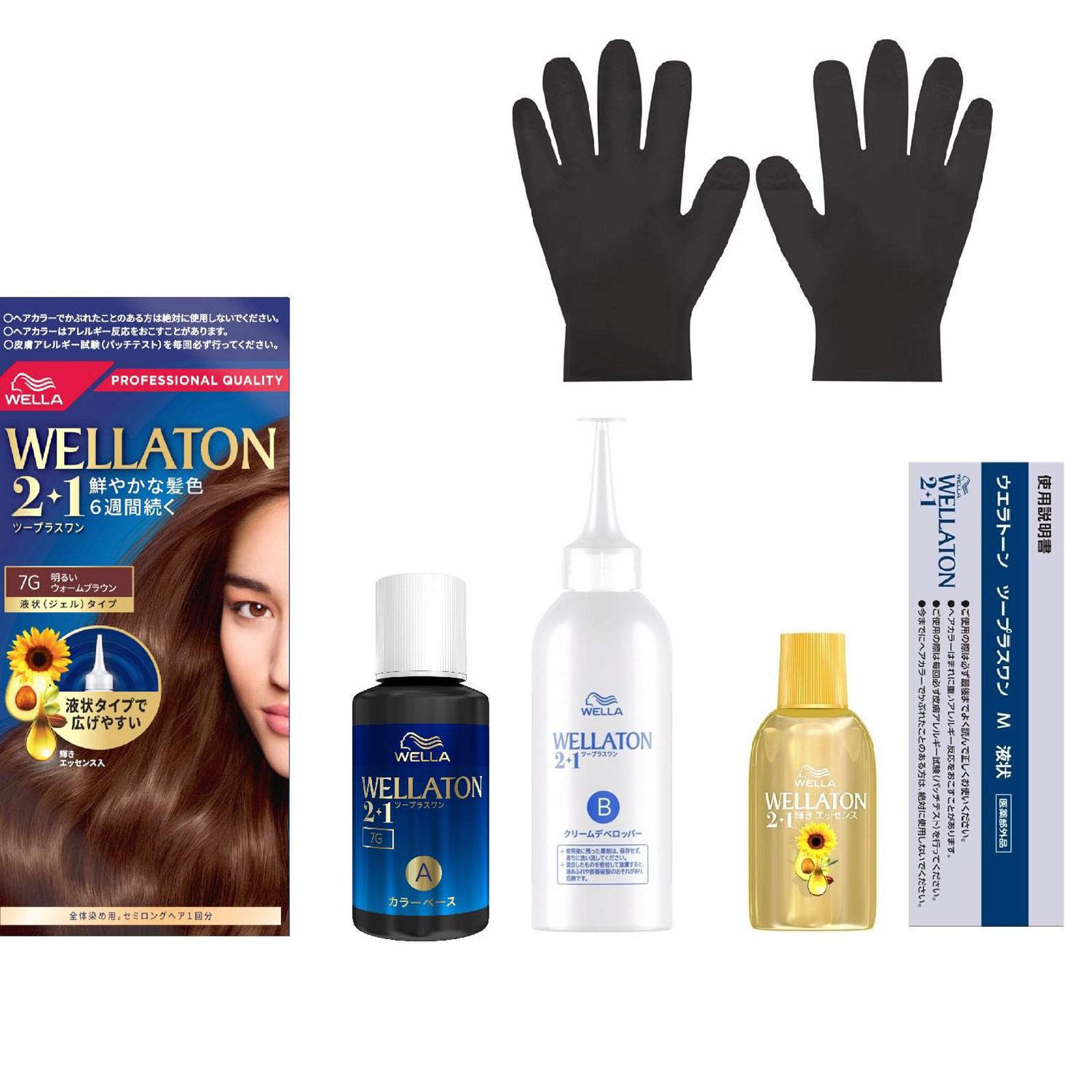 ウエラトーン ツープラスワン 液状 7G 明るいウォームブラウン ４３ｇ＋８６ｍｌ Ｗｅｌｌａ　ＡＧ (医薬部外品)
