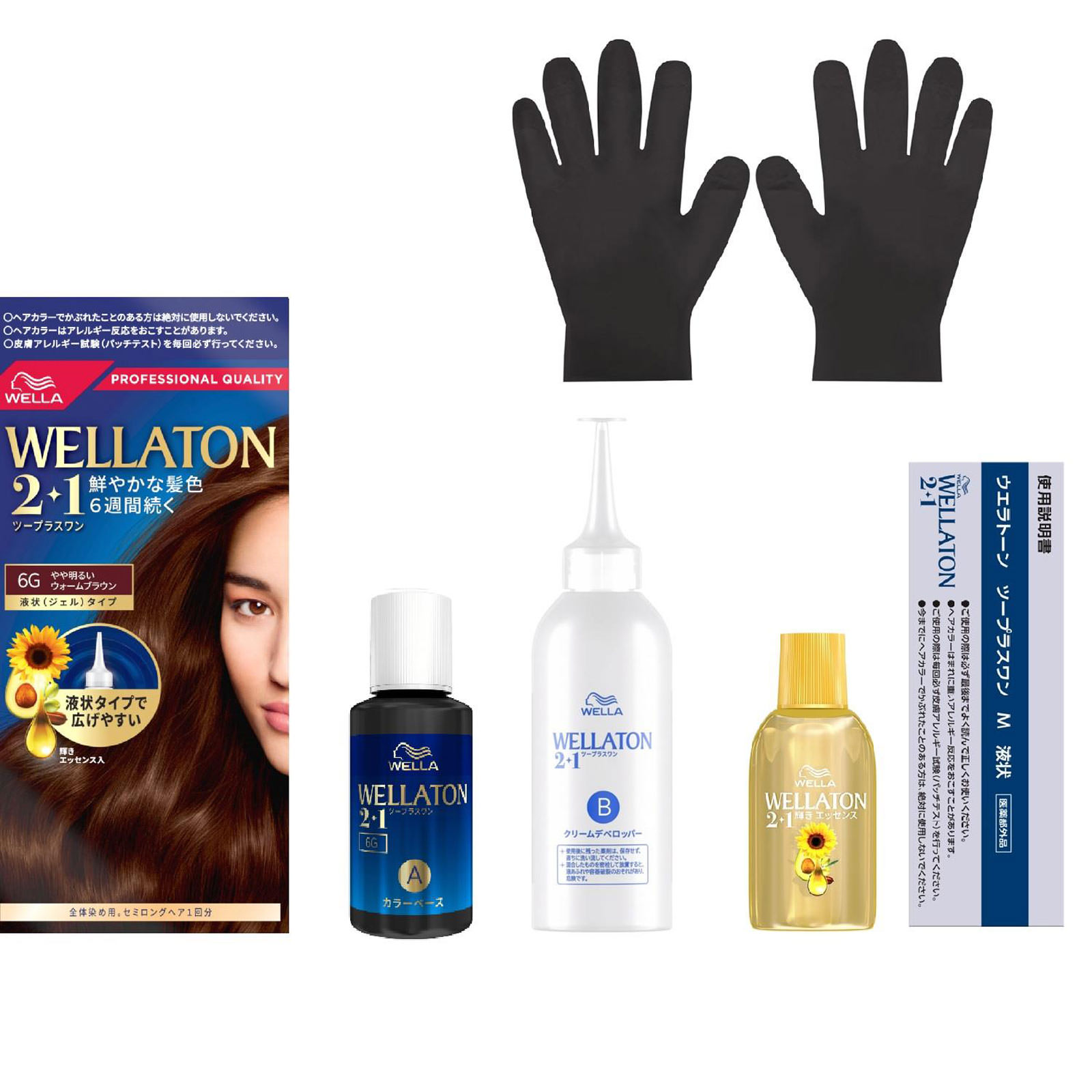 ウエラトーン ツープラスワン 液状 6G やや明るいウォームブラウン ４３ｇ＋８６ｍｌ Ｗｅｌｌａ　ＡＧ (医薬部外品)