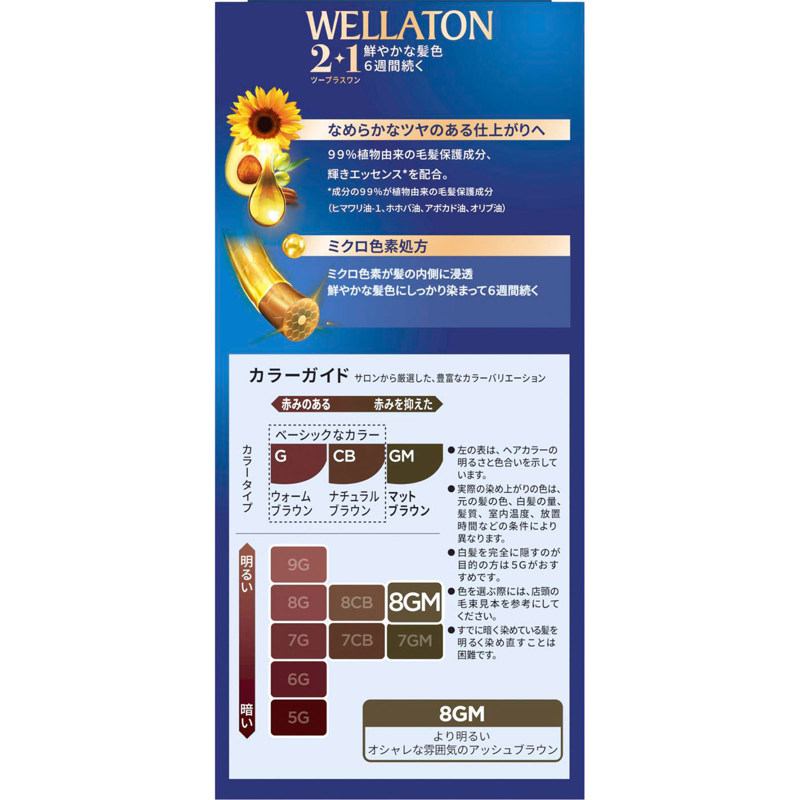 ウエラトーン ツープラスワン 液状 8GM より明るいマットブラウン ４３ｇ＋８６ｍｌ Ｗｅｌｌａ　ＡＧ (医薬部外品)