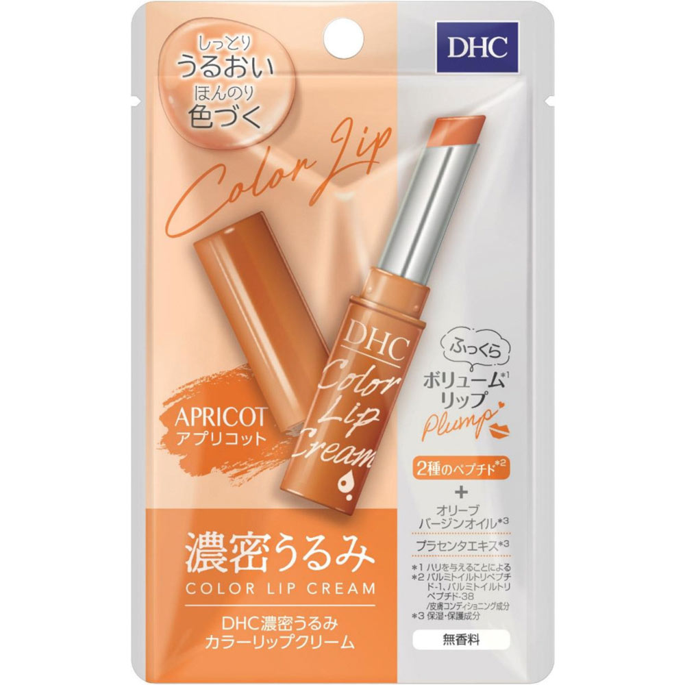 濃密うるみカラーリップクリーム（アプリコット） １．５ｇ ディーエイチシー