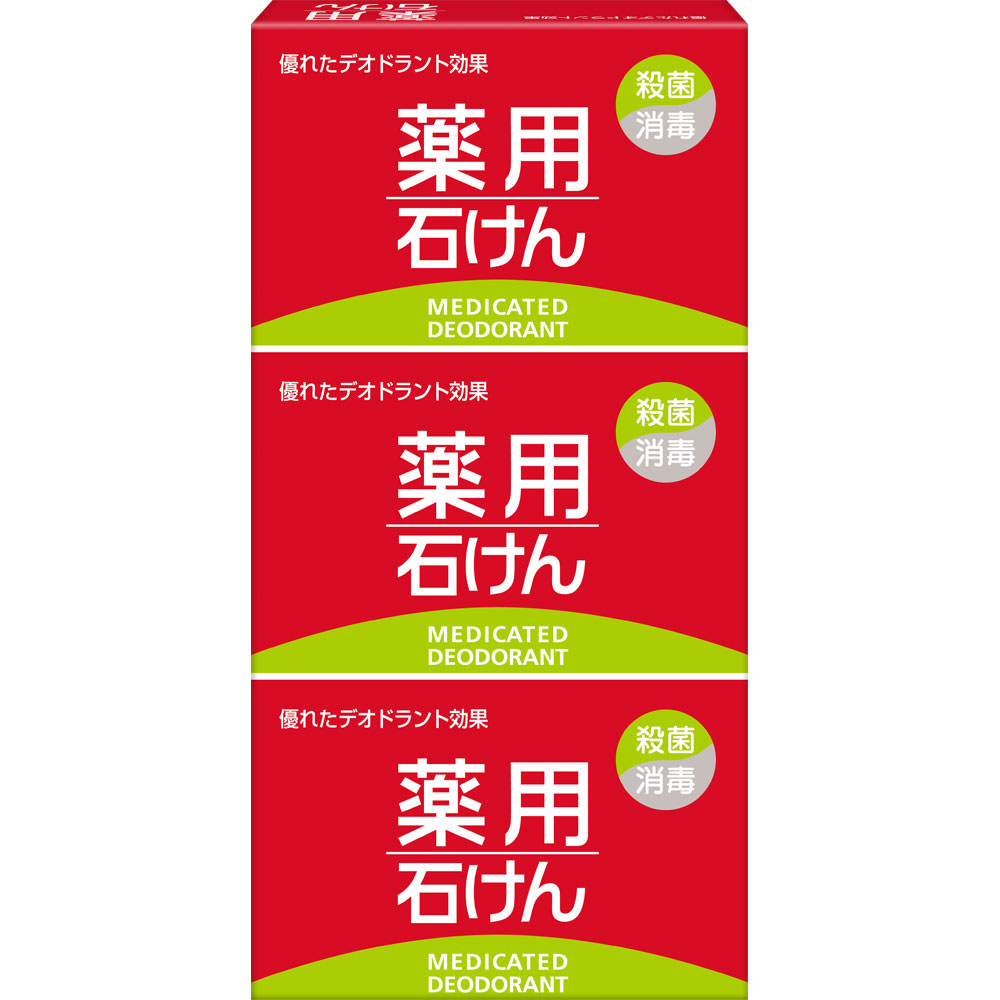 MK 薬用石けん １００ｇ×３個 熊野油脂 (医薬部外品)