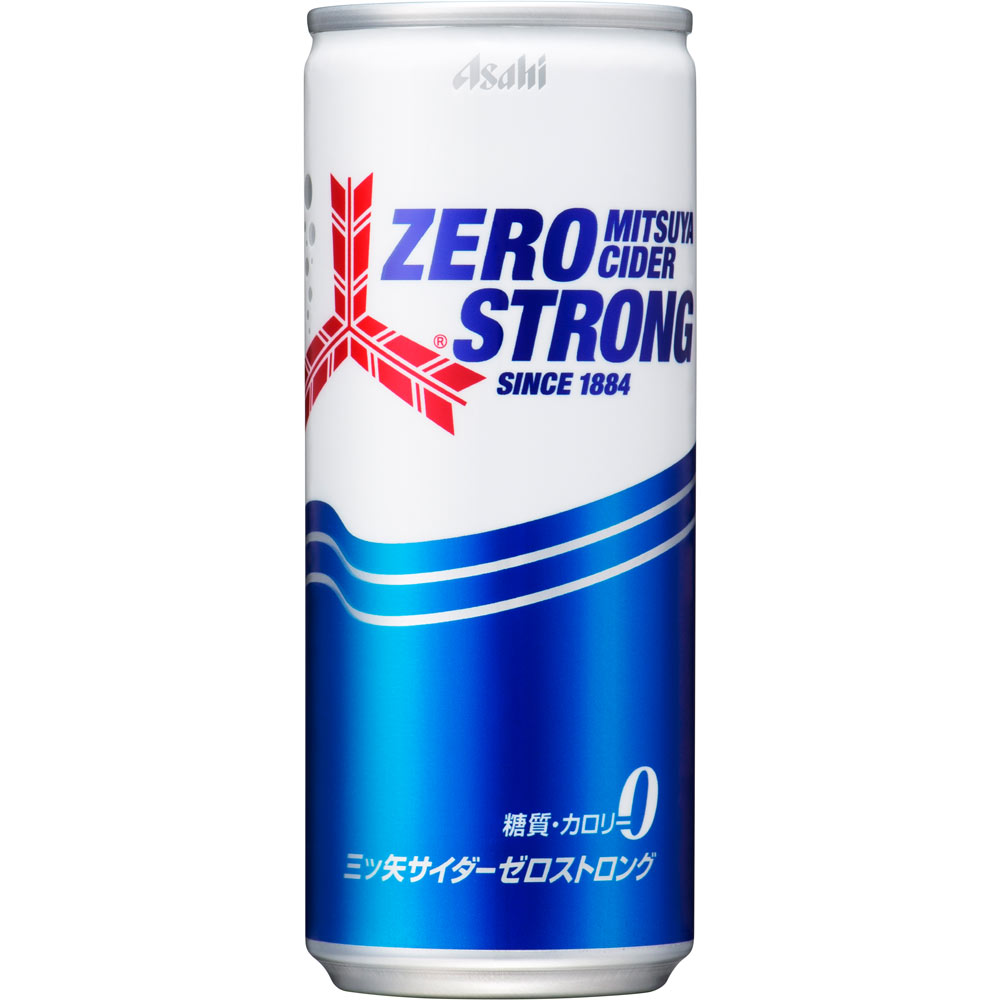 三ツ矢サイダー ゼロストロング 缶ケース ２５０ＭＬ×２０ アサヒ飲料