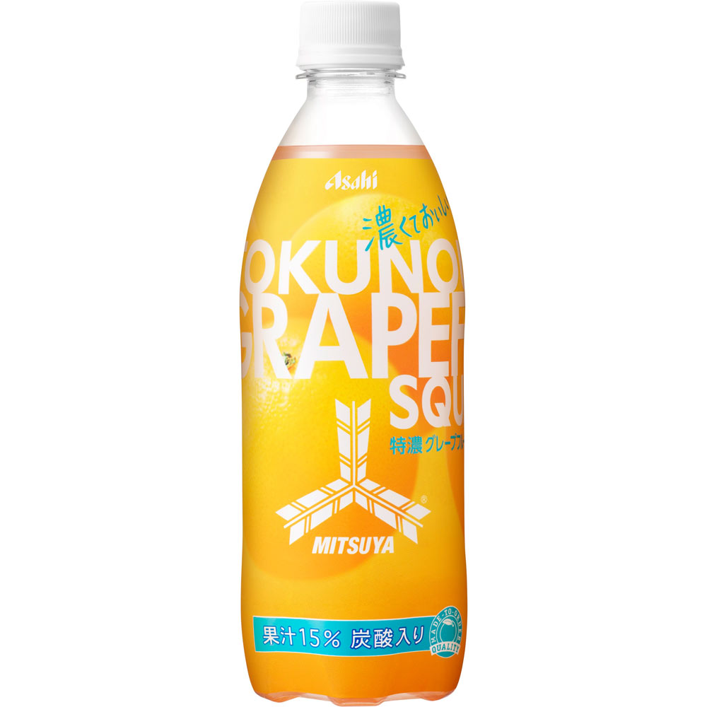 三ツ矢特濃グレープフルーツスカッシュ ５００ｍｌ アサヒ飲料