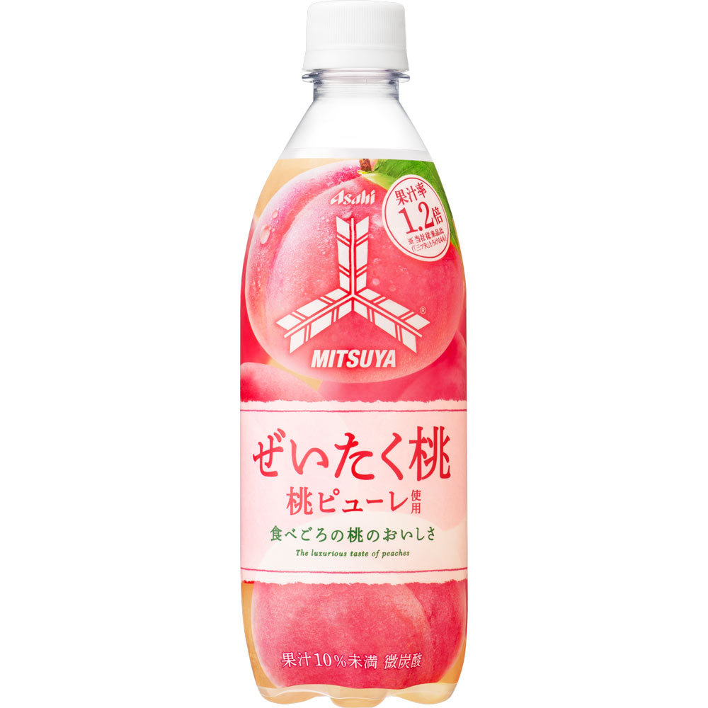 三ツ矢サイダー ぜいたく桃 ５００ｍｌ アサヒ飲料