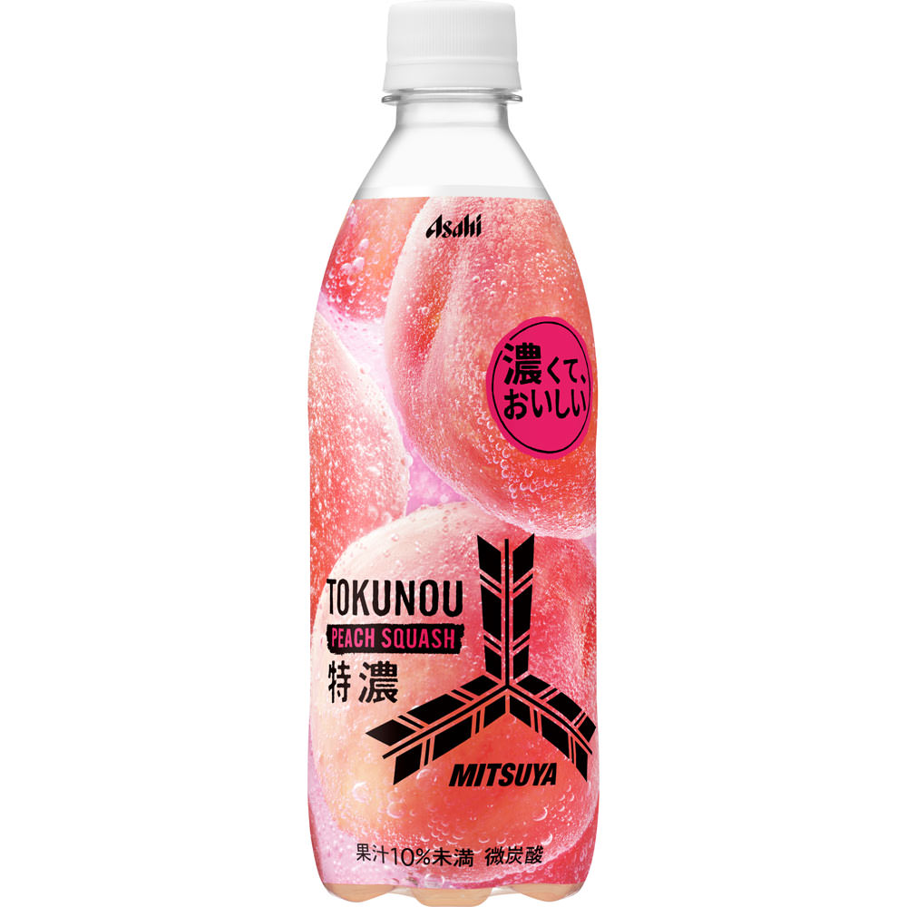 三ツ矢 特濃ピーチスカッシュ ５００ｍｌ アサヒ飲料