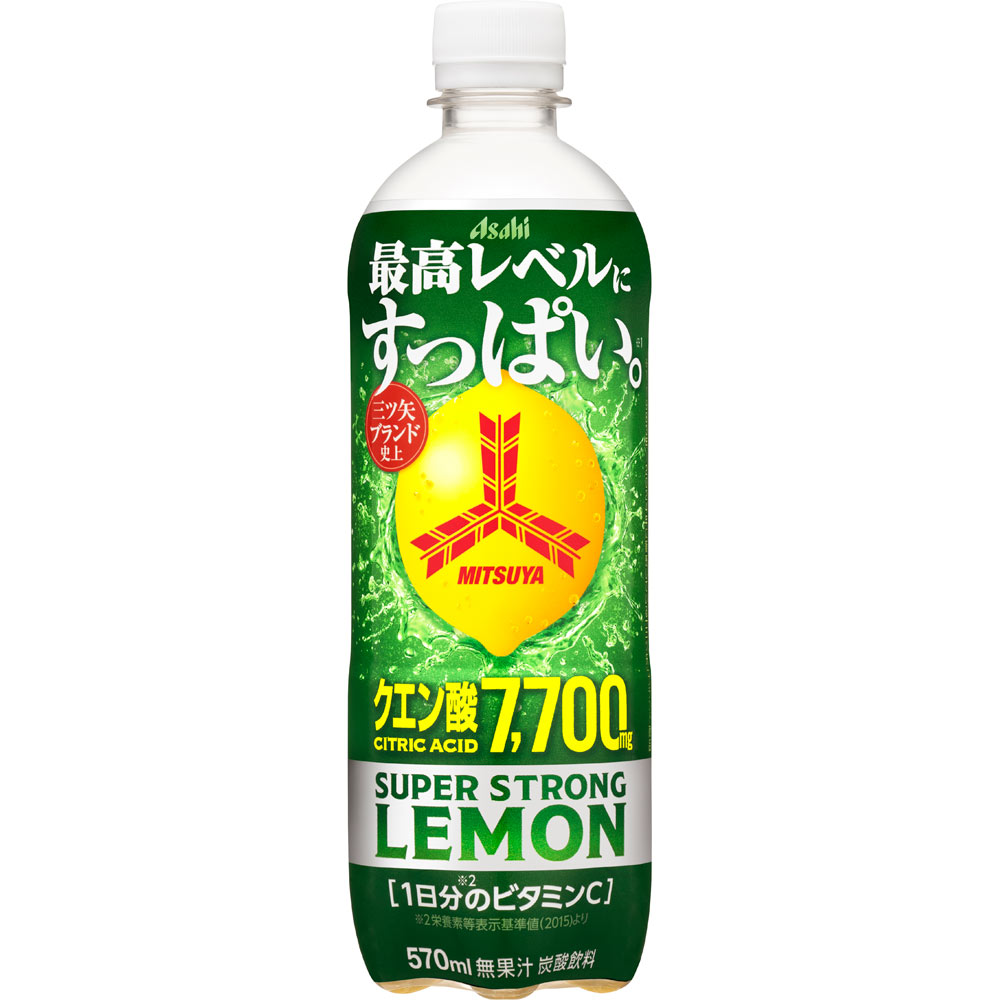 三ツ矢　スーパーストロングレモン　ケース ５７０ｍｌ×２４ アサヒ飲料
