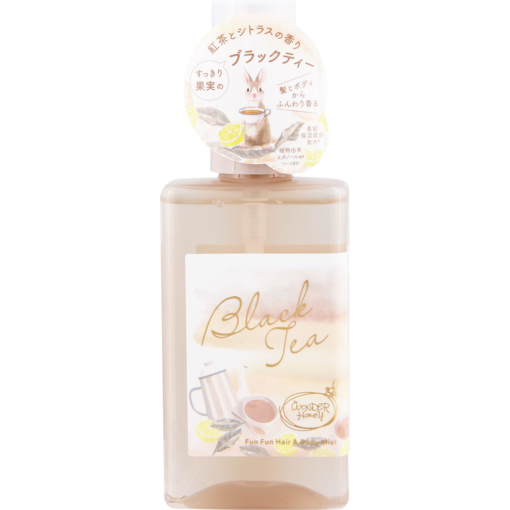 ワンダーハニー　ファンファンヘア＆ボディミスト　すっきり果実のブラックティー １００ｍｌ ＢＣＬ