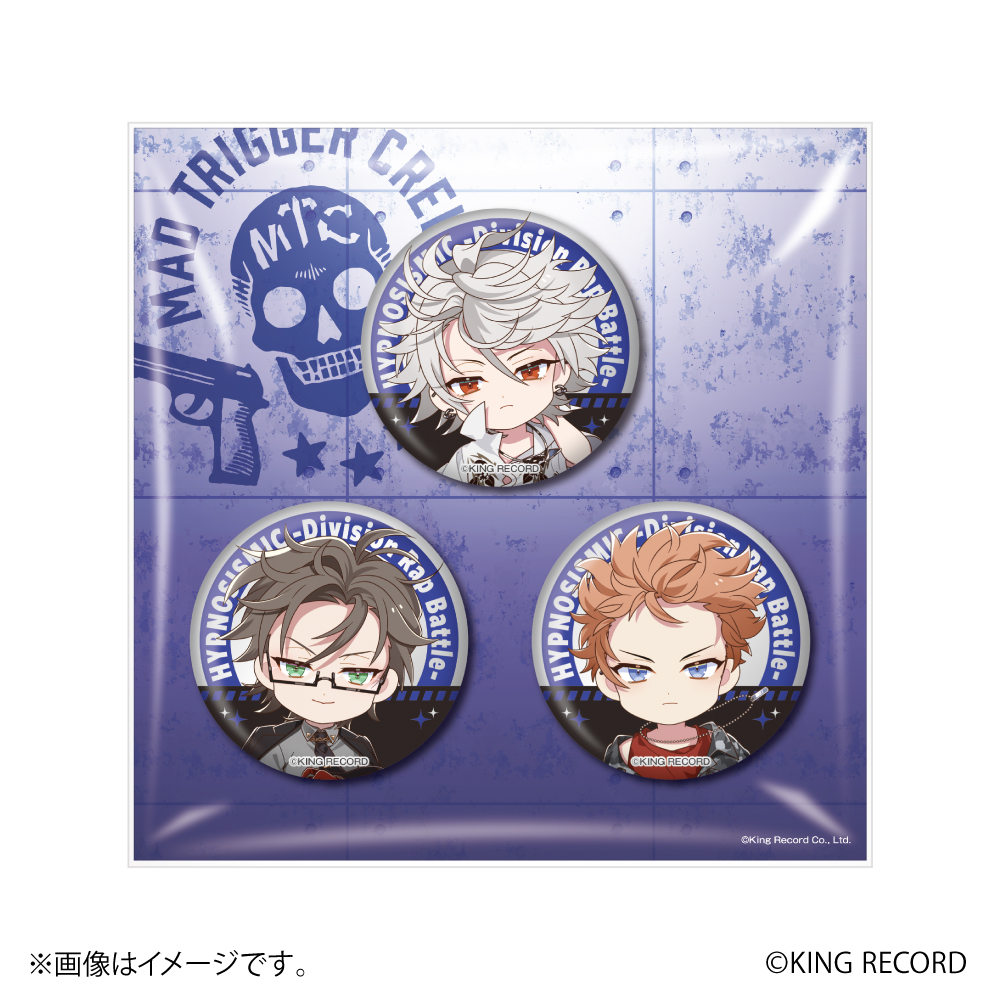 ヒプノシスマイク -Division Rap Battle- 缶バッジ MAD TRIGGER CREW 1個