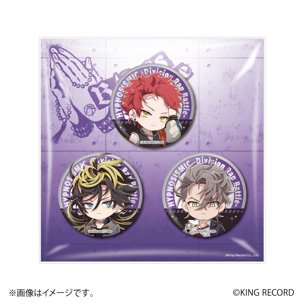 ヒプノシスマイク -Division Rap Battle- 缶バッジ Bad Ass Temple 1個