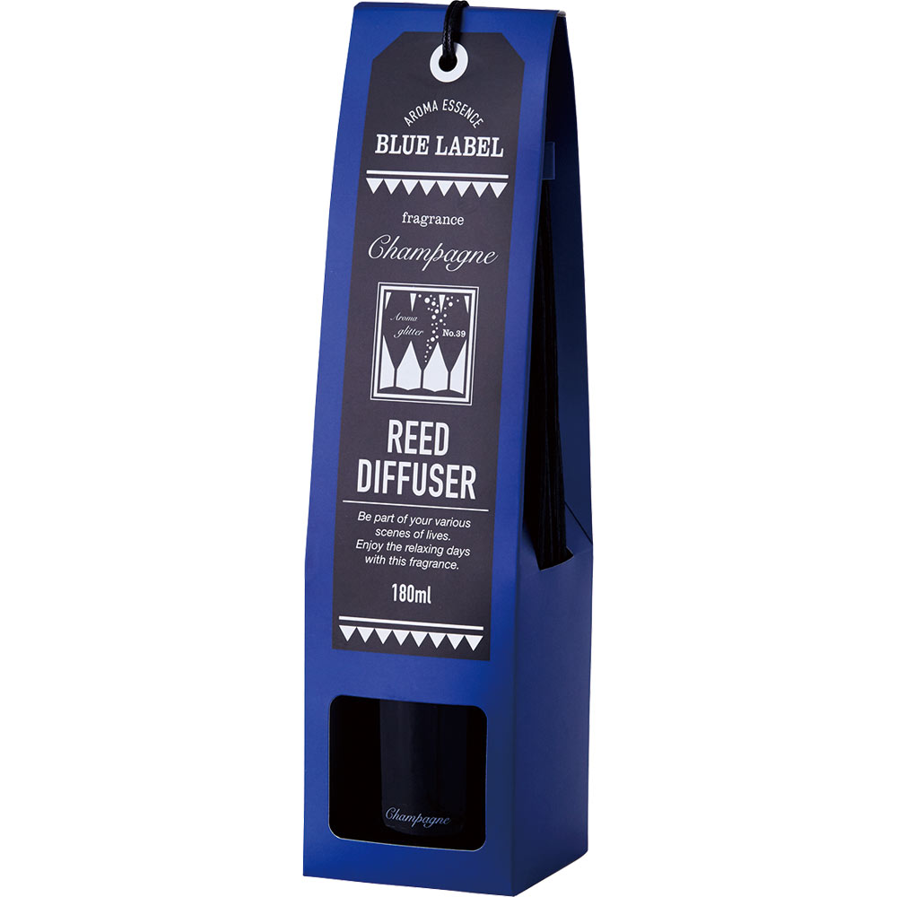アロマエッセンスブルーラベル リードディフューザー シャンパン １８０ｍｌ シャンパン グローバル　プロダクト　プランニング