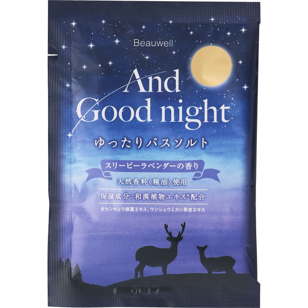 アンドグッドナイト　ゆったりバスソルト（ＳＬ） ４０ｇ グローバル　プロダクト　プランニング