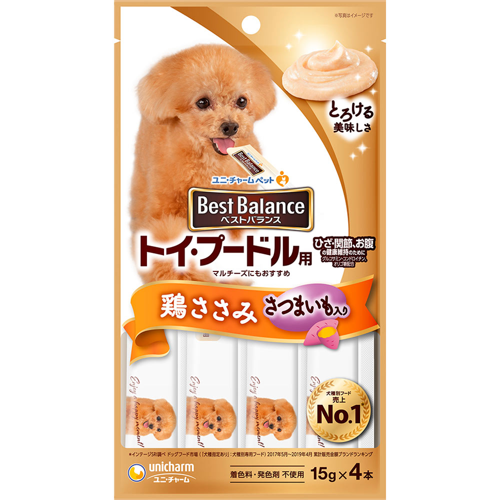 ベストバランスおやつ トイ・プードル用 鶏ささみ ６０Ｇ ユニ・チャームペットケア