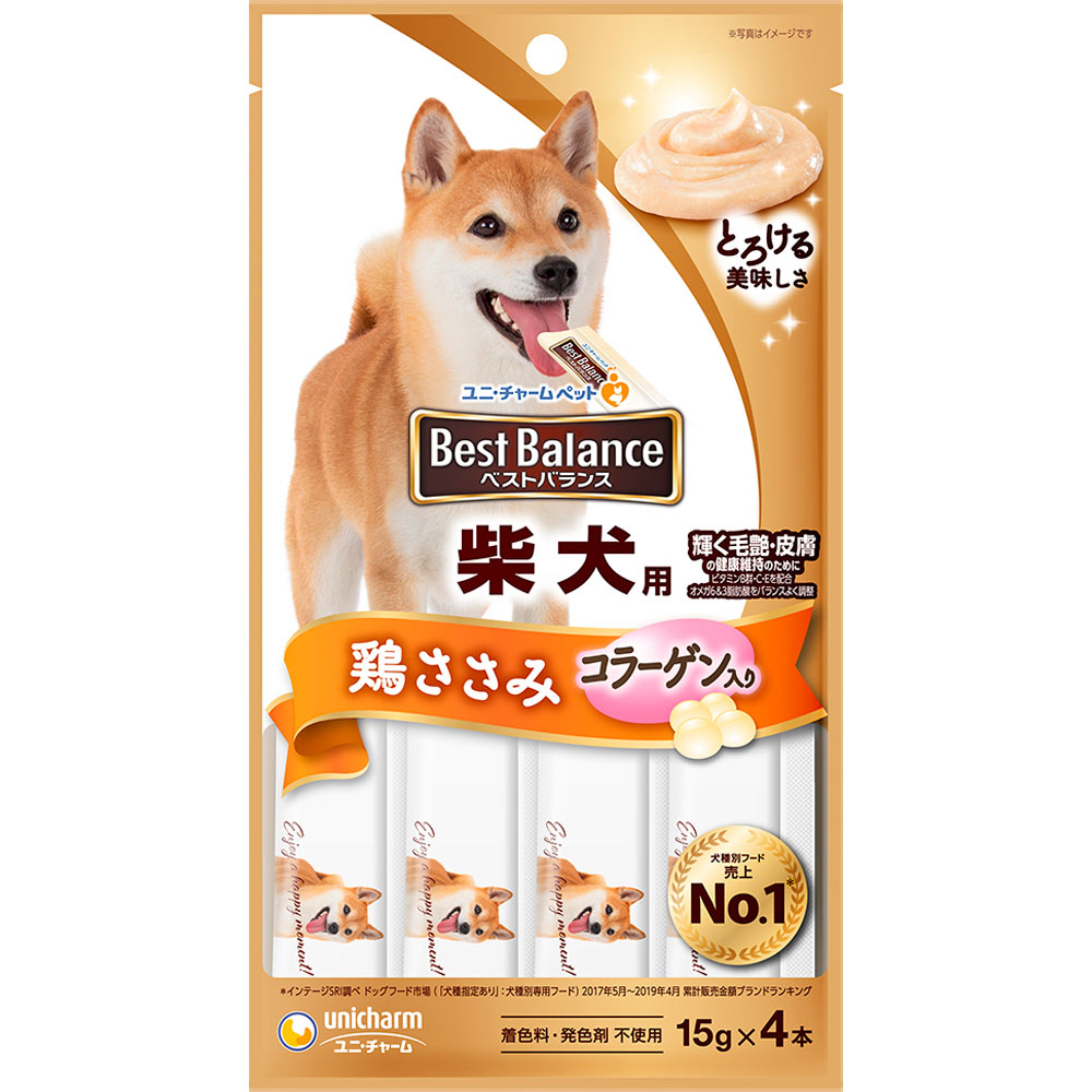 ベストバランスおやつ 柴犬用 鶏ささみ ６０Ｇ ユニ・チャームペットケア