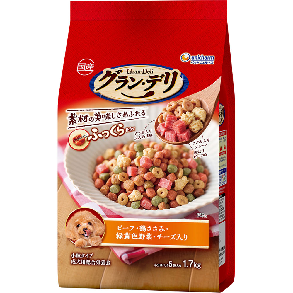 グラン・デリ ふっくら仕立て 鶏ささみ １．７ｋｇ ユニ・チャームペットケア