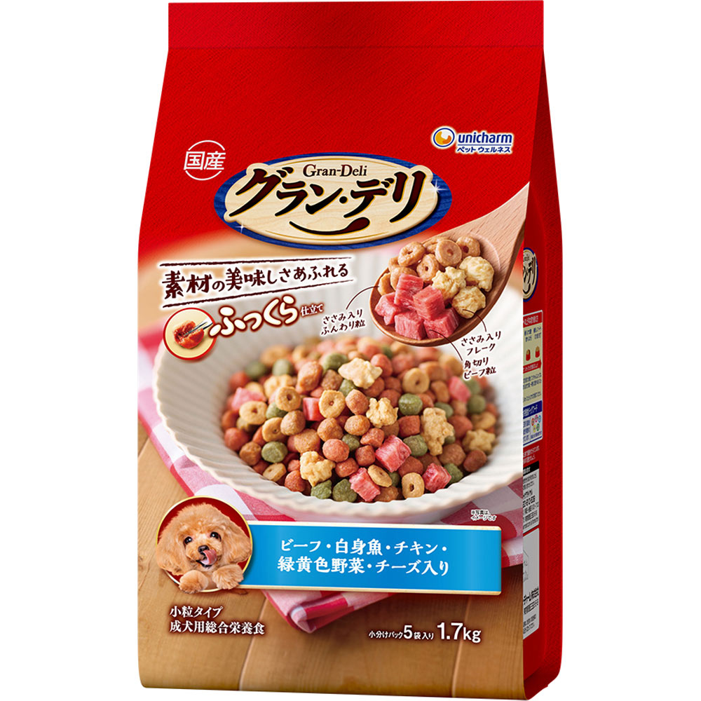 グラン・デリ ふっくら仕立て 白身魚チキン １．７ｋｇ ユニ・チャームペットケア