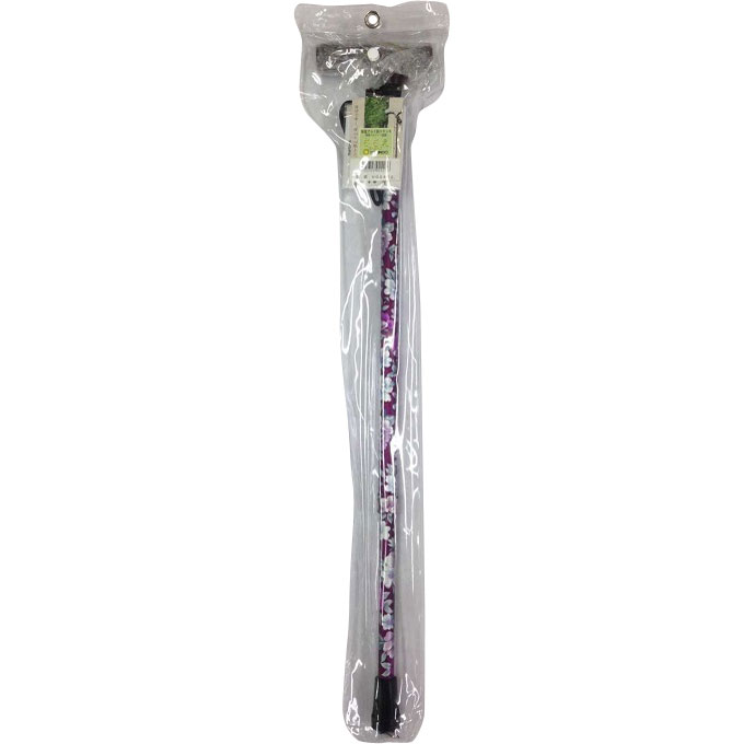 ささえ伸縮ステッキ エンジ花柄 ひまわり