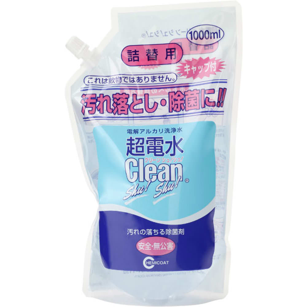 超電水クリーンシュ！シュ！１Ｌ詰替用 １Ｌ ケミコート