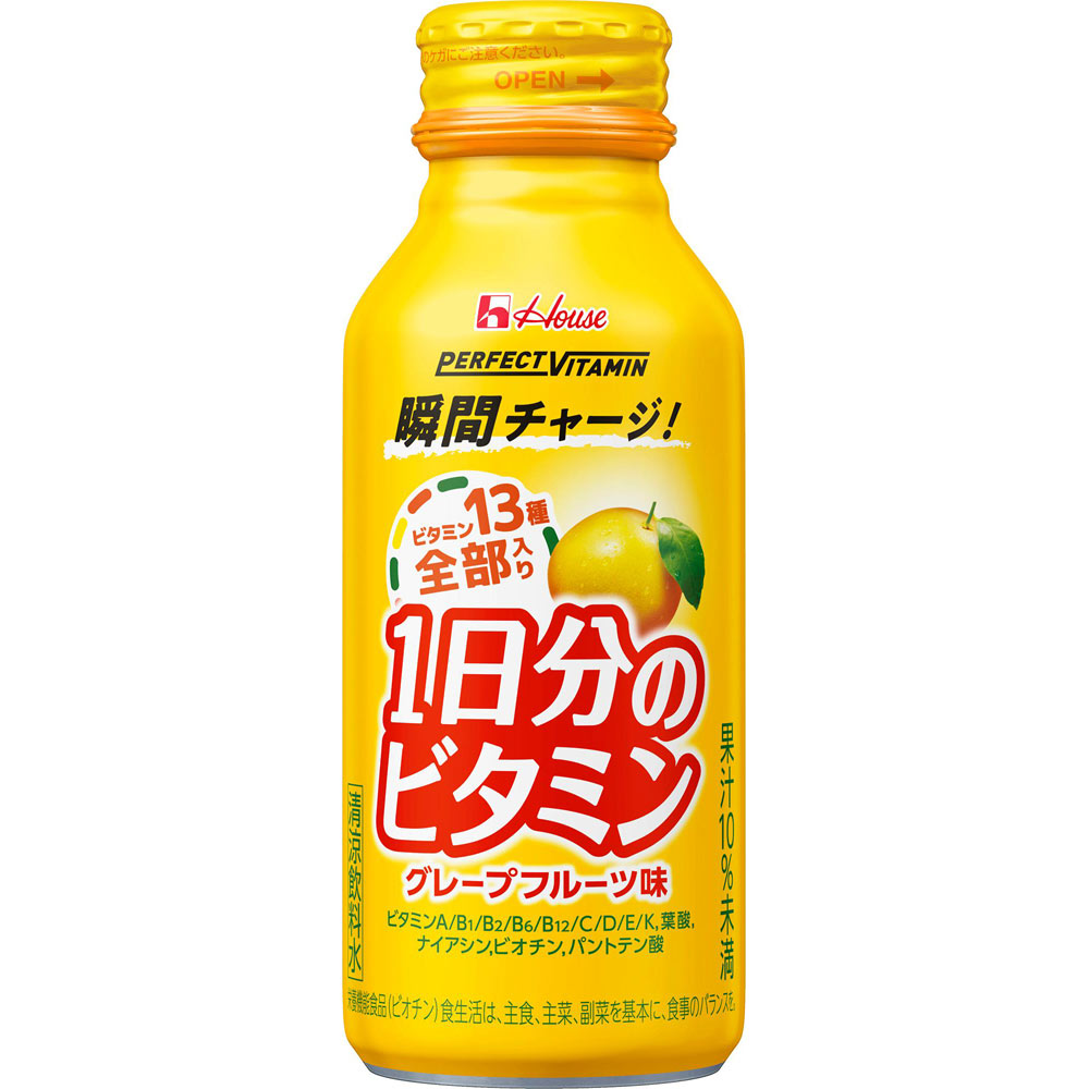 PERFECT VITAMIN 1日分のビタミン グレープフルーツ味 １２０ｍｌ×６ ハウスウェルネスフーズ
