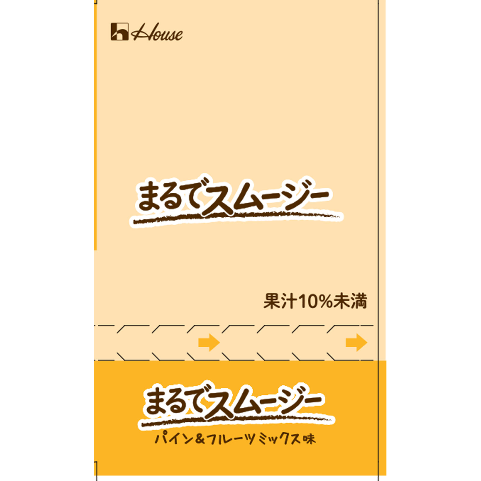 まるでスムージー パイン＆フルーツミックス １５０ｇ×６ ハウスウェルネスフーズ