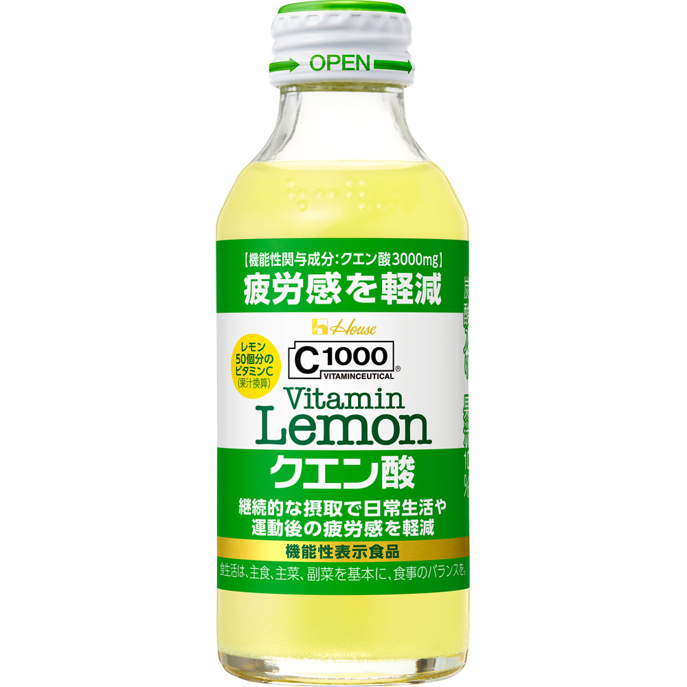 C1000 ビタミンレモン クエン酸 １４０ｍｌ ハウスウェルネスフーズ