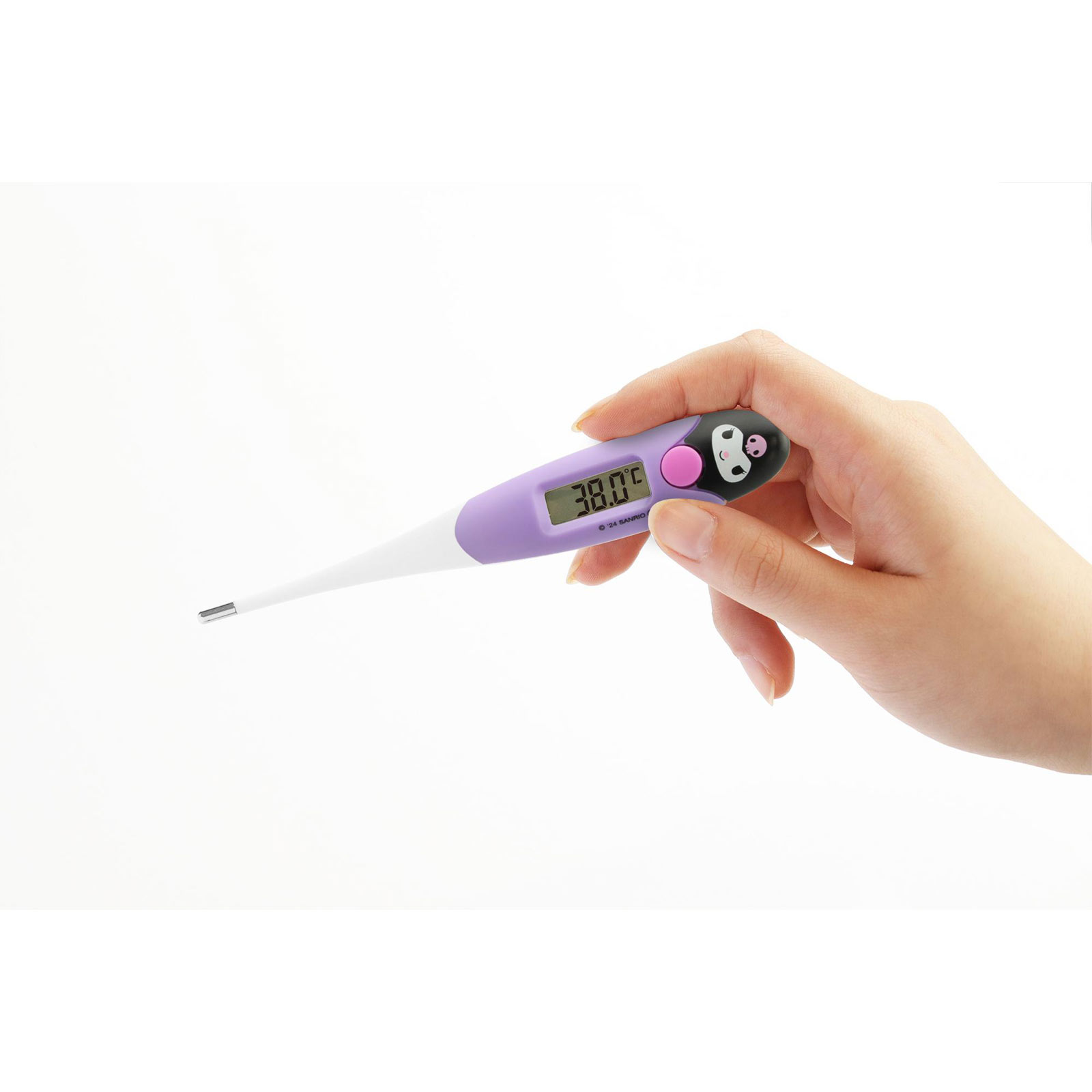 やわらかタッチ体温計 パープル ドリテック
