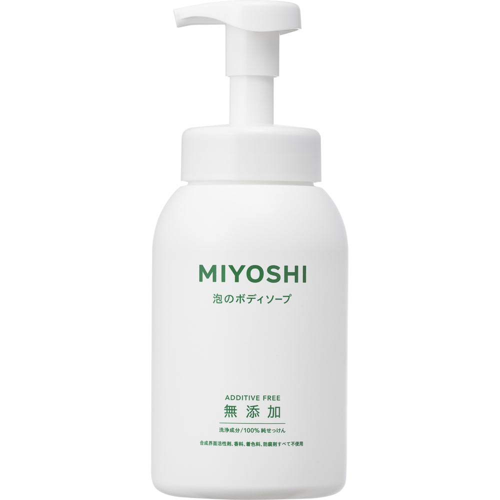 ＭＩＹＯＳＨＩ無添加せっけん泡のボディソープ ５７０ｍｌ ミヨシ石鹸