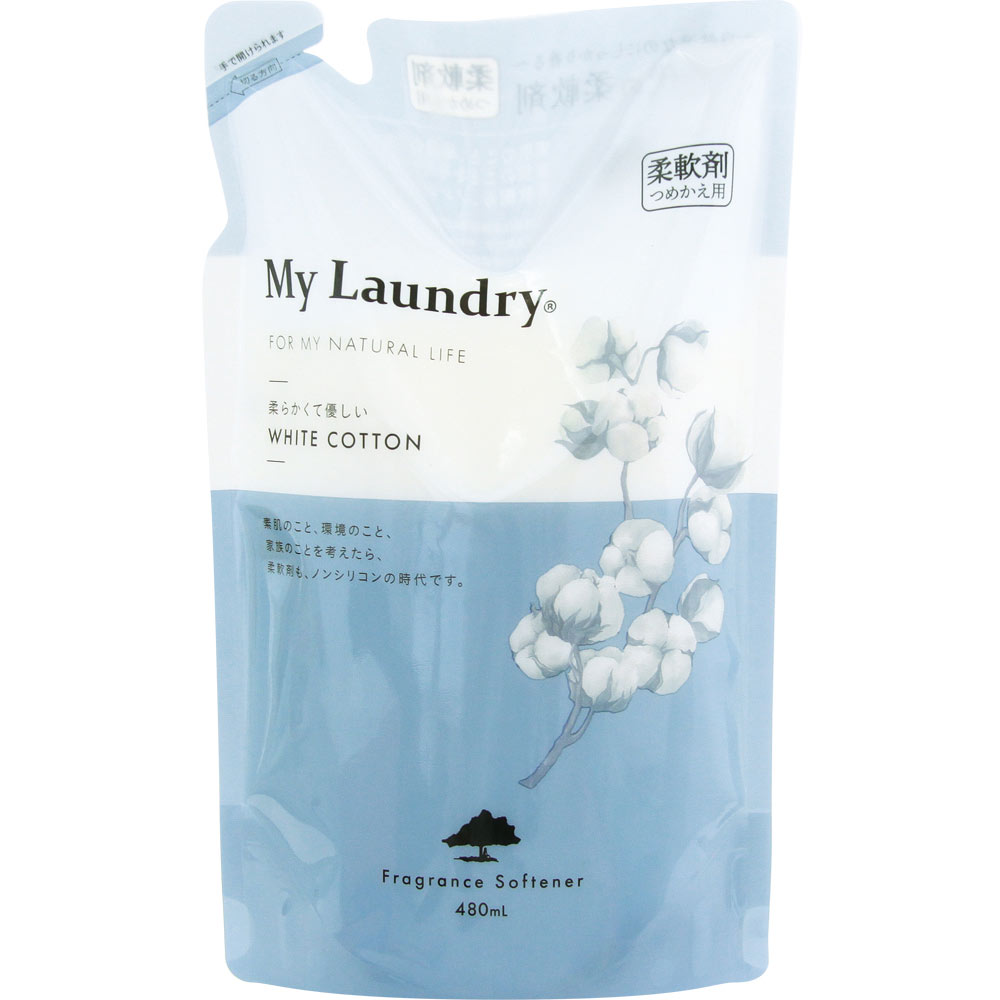 マイランドリー 詰替用 ホワイトコットンの香り ４８０ｍｌ