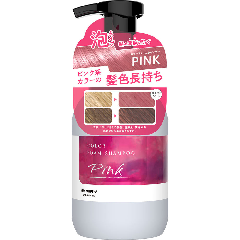 エブリ カラーフォームシャンプー 【ピンク】 ２５０ｍｌ アンナドンナ