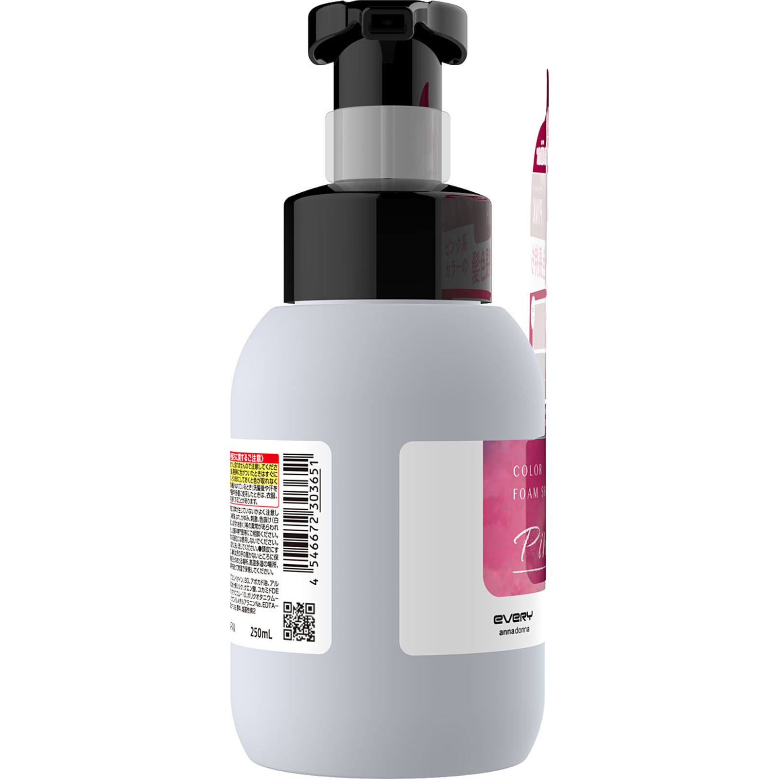 エブリ カラーフォームシャンプー 【ピンク】 ２５０ｍｌ アンナドンナ