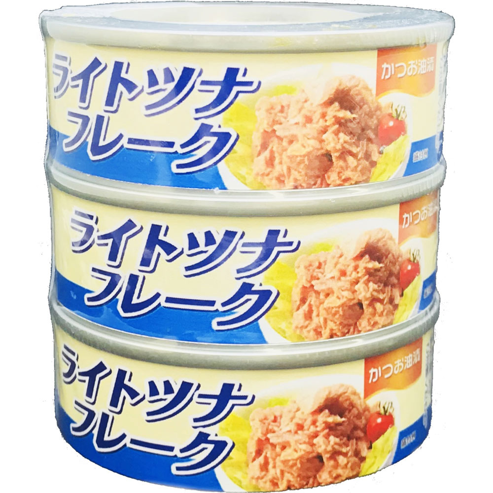 タイランドフィッシャリージャパン（株） かつおフレーク缶（油漬） ７０ｇ×３