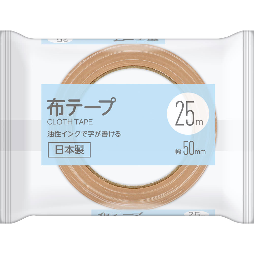 ＭＫ 布テープ ５０ｍｍ×２５ｍ オカモト