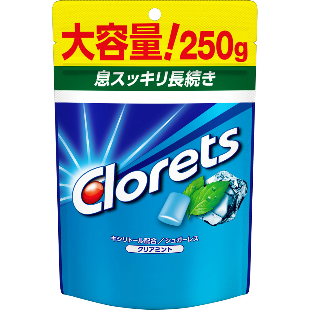 クロレッツＸＰ クリアミント スタンドパウチ ２５０ｇ モンデリーズ・ジャパン