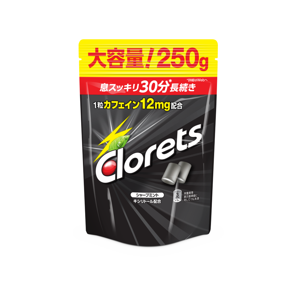 クロレッツＸＰ　シャープミントスタンドパウチ ２５０ｇ モンデリーズ・ジャパン