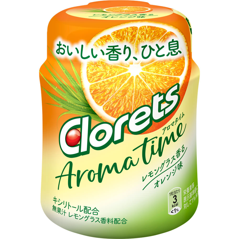 クロレッツＡＲＯＭＡＴＩＭＥレモングラス香るオレンジ味ボトル １２１ｇ モンデリーズ・ジャパン