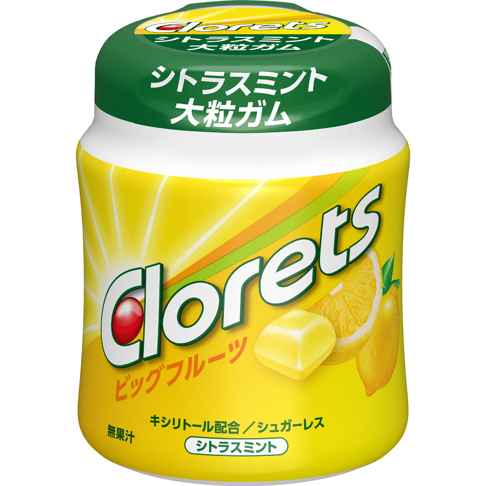クロレッツ ビッグフルーツ シトラスミント ボトル １１２ｇ モンデリーズ・ジャパン
