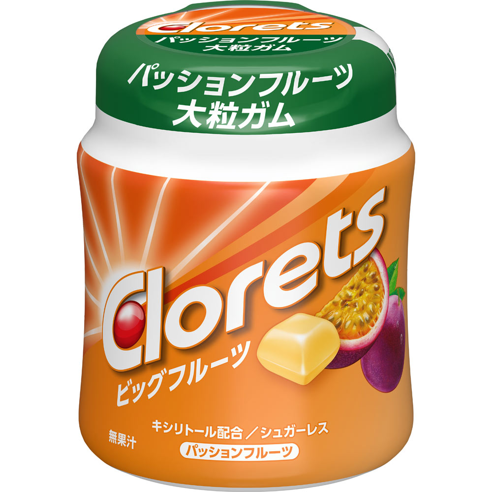 クロレッツ ビッグフルーツ パッションフルーツ ボトル １１２ｇ モンデリーズ・ジャパン