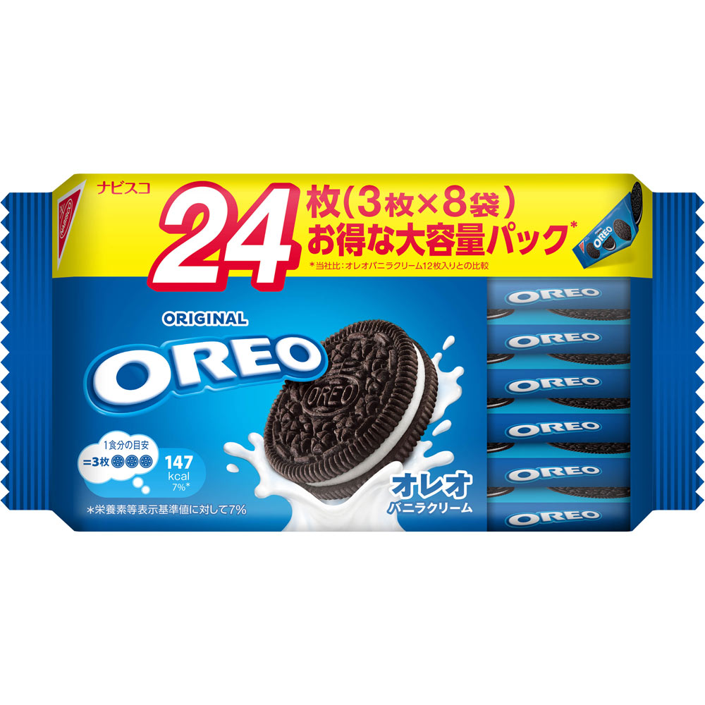 オレオ　ファミリーパック　バニラクリーム ２４枚 モンデリーズ・ジャパン