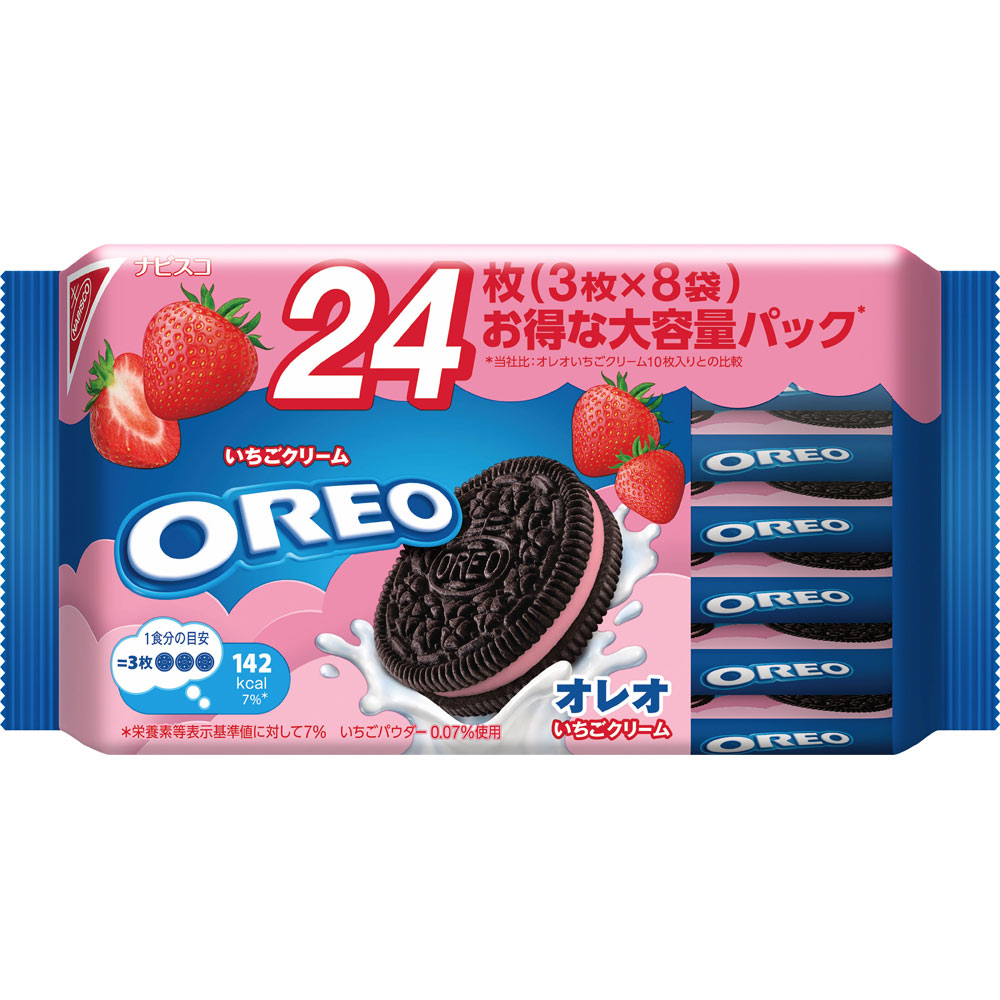 オレオ ファミリーパック いちごクリーム ２４枚 モンデリーズ・ジャパン